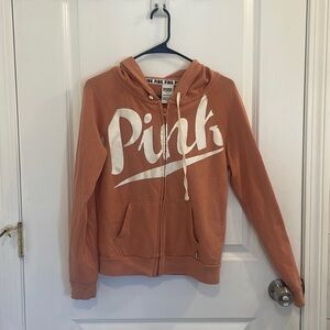 PINK lightweight Zip-up hoodie